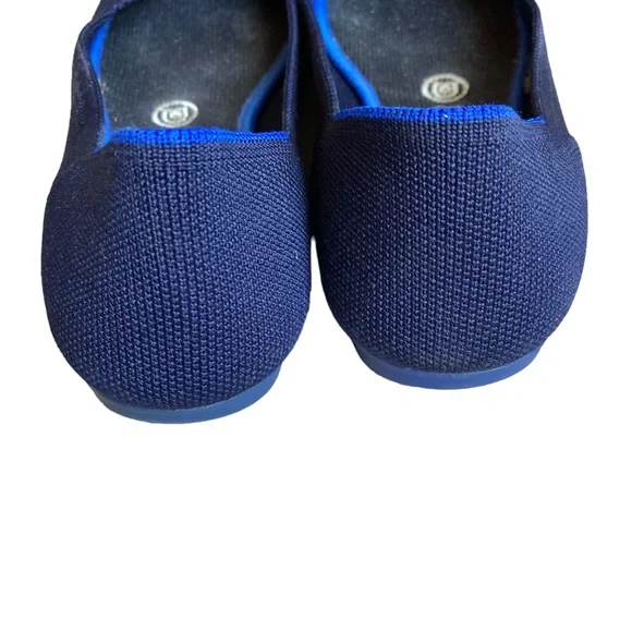 Rothy’s Navy Blue round toe ballet flat - Picture 7 of 9